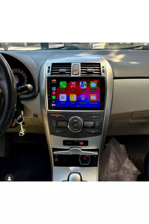 TOYOTA COROLLA (2007-2011)-9''ANDROİD GERÇEK 2+32 GB / 4 ÇEKİRDEK 1.6Ghz / WIFI 5.0Ghz / BT 5.4-KABLOSUZ CARPLAY-AHD HD GERİ GÖRÜŞ KAMERA HEDİYE