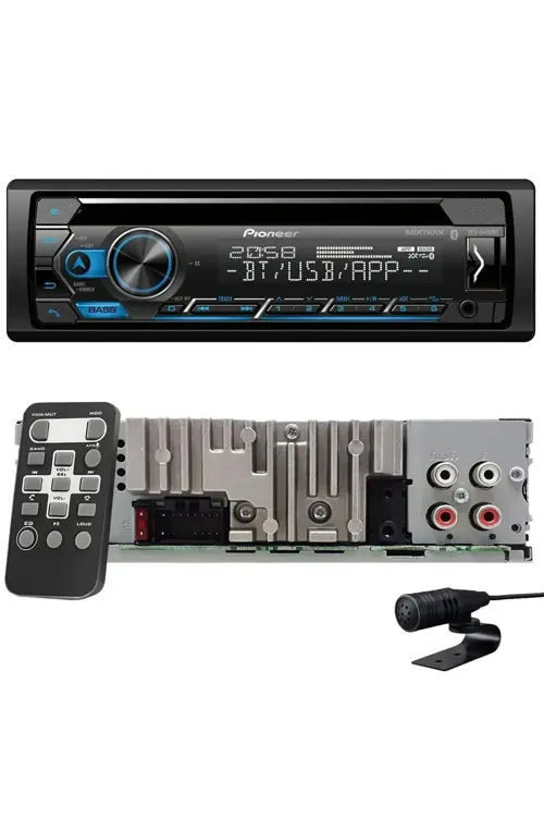 PIONEER DEH-S4250BT-USB-FM-MP3-AUX-CD'Lİ-BLUETOOT'LU-4X50 WATT-2 ANFİ ÇIKIŞLI TESİSAT TEYBİ