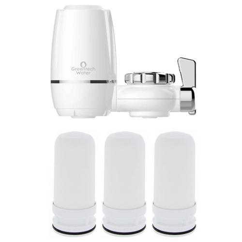 Water Seramik Filtreli Musluk Ucu Arıtıcı / 3 Adet Seramik Filtreli Kartuş / GW-D02P2