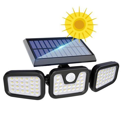 Güneş Enerjili Hareket Sensörlü 3 Taraflı Led Aydınlatma / GT-SL07