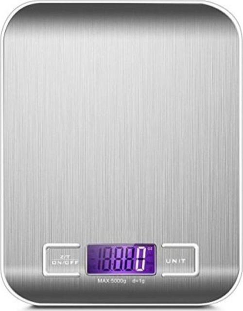Çelik Mutfak Terazisi - Dijital Tartı 5kg/1gr