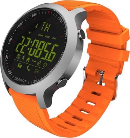 Ex18 Pilli Akıllı Saat Turuncu