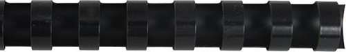 14mm.SİYAH DELUX Plastik Spiral 100  Adet