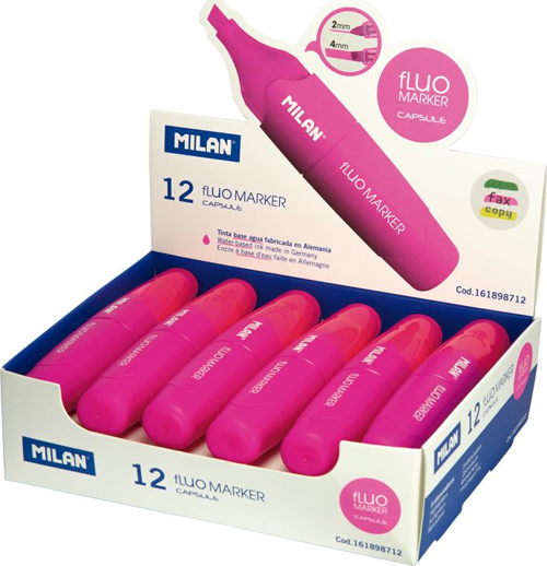 MILAN 161898712 CAPSULE FOSFORLU KALEM PEMBE 12Lİ