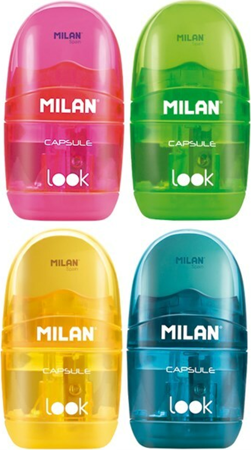 MILAN 4721116 COMPACT SUNSET Kalemtıraş-SİLGİ BLİSTER