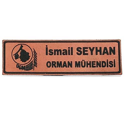 ORMANCI Deri İsimlik - ORMAN LOGOLU