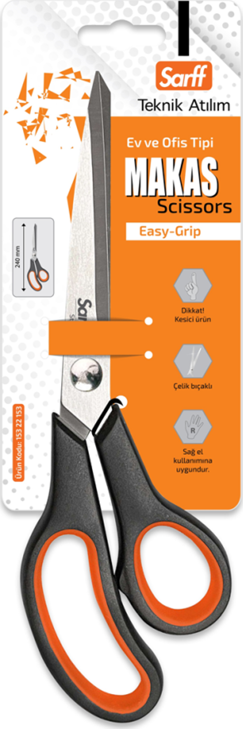 EASY GRIP OFİS MAKASI - 24CM