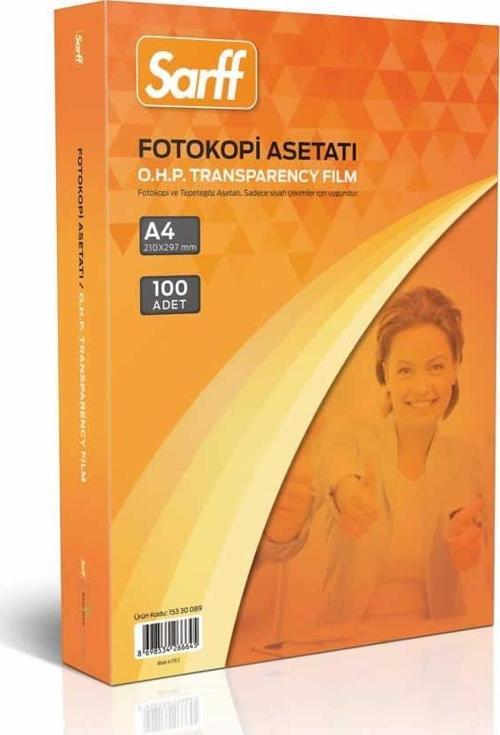 FOTOKOPİ ASETATI A4 - 100ADET