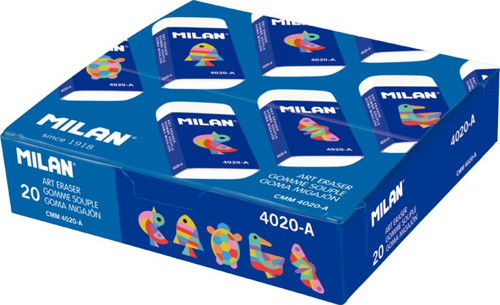 MILAN CMM4020A SENTETİK SİLGİ - 20ADET