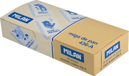 MILAN CNM36A ESNEK SENTETİK BASKILI SİLGİ - 36ADET