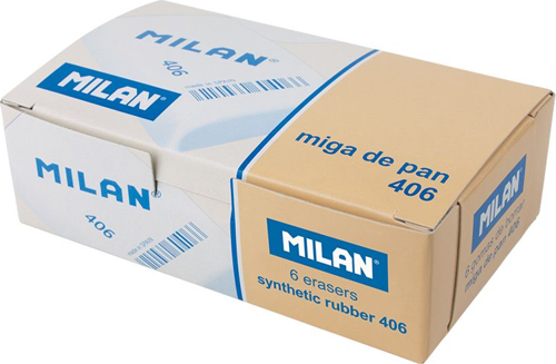 MILAN CNM406 ESNEK SENTETİK SİLGİ - 6ADET