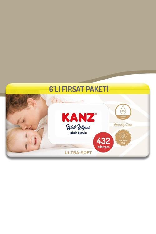 Ultra Soft Islak Mendil 6*72 432 Yaprak
