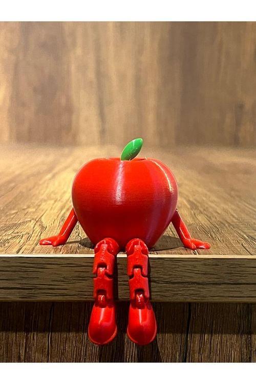 Mini Ayaklı Elma Figürü – Tatlılığın Vücut Bulmuş Hali!