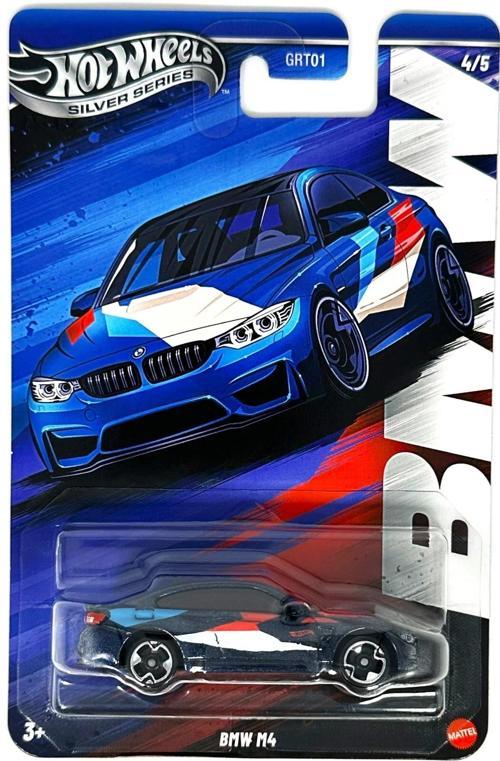 BMW M4 Silver Series Uzun Kart Yarış Model Araba