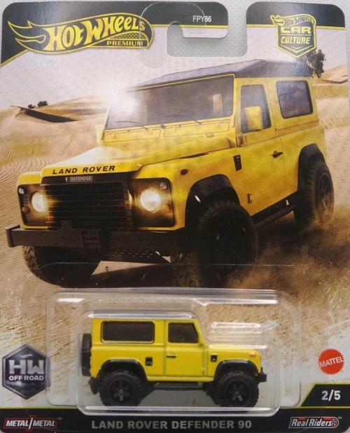 Car Culture HW Off Road Land Rover Defender 90 1:64 Model