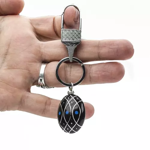 Gümüş Desen  Anahtarlık