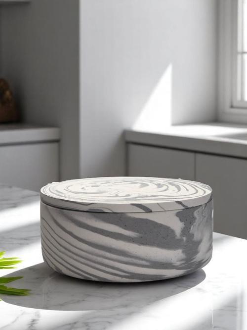 Yuvarlak kapaklı kutu mumluk takı sunum  için Dekoratif organizer kutu