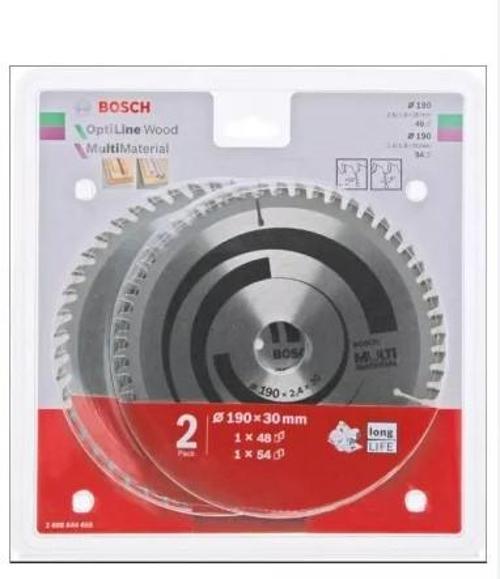 Opw/Mltmtrl Daire Testere 190x30mm 48/54 Diş 2'li Set