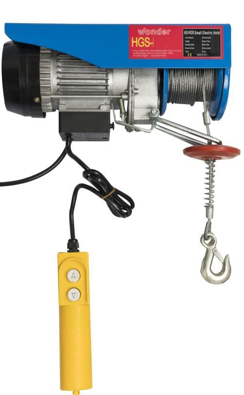 Elektrikli Mini Vinç 250/500 Kg 20/10 (1/2)