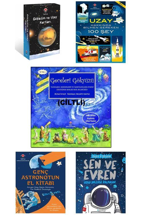 Tübitak Yayınları Uzay Hakkında Bilmen Gereken 100 Şey Gökbilim Uzay Kartları Sen Ve Evren Geceleri Gökyüzü Gök Atlası