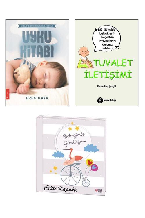 Kuraldışı Yayınları Bebekler İçin Uyku Kitabı + Tuvalet İletişimi Evren Bay Şengül + Spiralli Ciltli Bebek Günlüğü / 3Lü