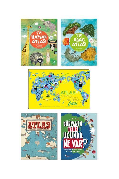 Domingo Yayınevi Hayvan Atlası Ağaç Atlası Dünyanın Öbür Ucunda Ne Var? Atlas Nasıl Dönüyor Dünya? Dünya Atlası
