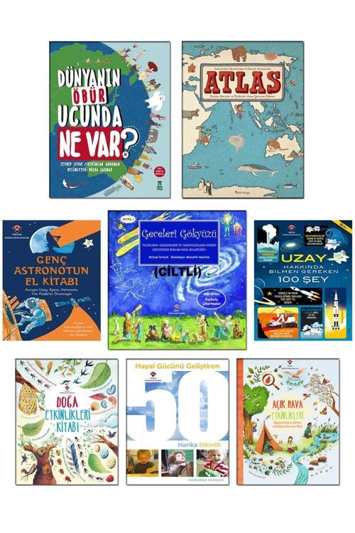 Tübitak Yayınları Dünyanın Öbür Ucunda Ne Var? Atlas - Kıtalar, Denizler Ve Kültürler Arası Yolculuk Rehberi Geceleri