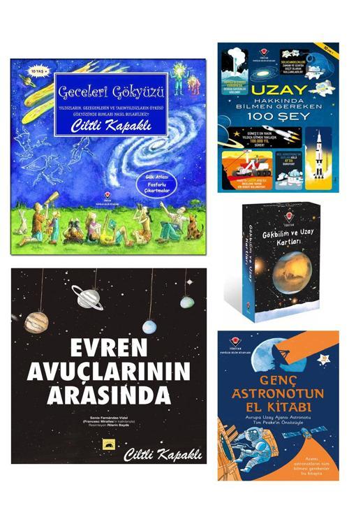 Tübitak Yayınları Geceleri Gökyüzü Uzay Hakkında Bilmen Geren 100 Şey Gökbilim Ve Uzay Kartları Genç Astronotun El Kit