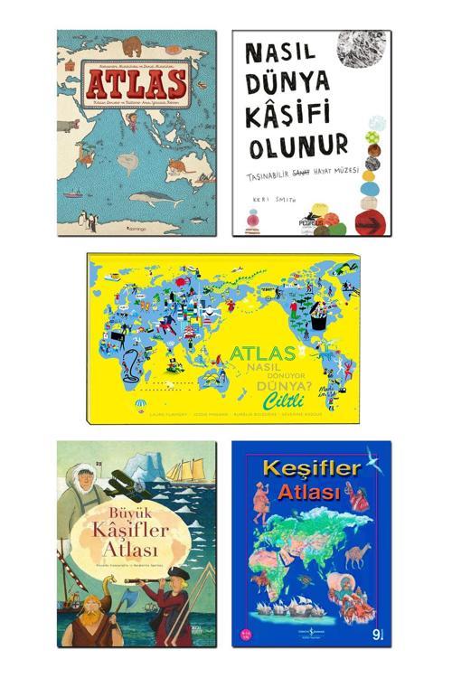 İş Bankası Kültür Yayınları Nasıl Dünya Kaşifi Olunur Büyük Kaşifler Atlası Keşifler Atlası Nasıl Dönüyor Dünya? Atlas Domingo