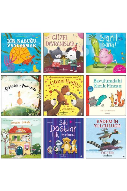 İş Bankası Kültür Yayınları Sarıl Bana! Bir Kabuğu Paylaşmak Bademin Yolculuğu Çekirdek İle Yumurta Bavulumdaki Kırık Fincan 9Lu