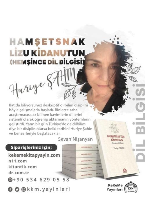 Kekeme Yayınları Hamşetsnak Lizu Kidanutun (Hemşince Dil Bilgisi)