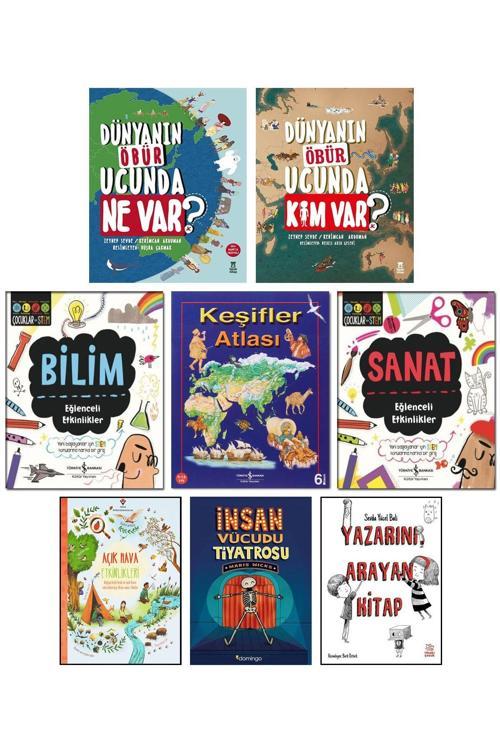 İş Bankası Kültür Yayınları Dünyanın Öbür Ucunda Ne Var Keşifler Atlası İnsan Vücudu Tiyatrosu Maris Wicks Yazarını Arayan Kitap