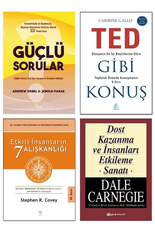 Varlık Yayınları Etkili İnsanların 7 Alışkanlığı Dost Kazanma Ve İnsanları Etkileme Sanatı Ted Gibi Konuş Güçlü Sorul