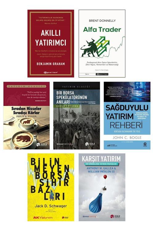 Scala Yayıncılık Sıradan Hisseler Sıradışı Kârlar Alfa Trader Karşıt Yatırım Akıllı Yatırımcı Borsa Sihirbazları 7Li