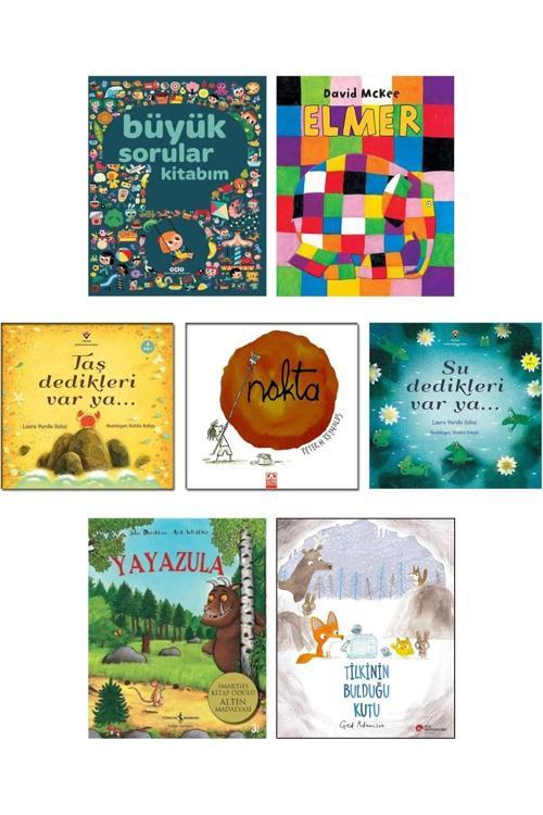 Yapı Kredi Yayınları Büyük Sorular Kitabım Elmer David Mckee Nokta Peter Reynolds Yayazula Su Taş Dedikleri Var Ya 7Li