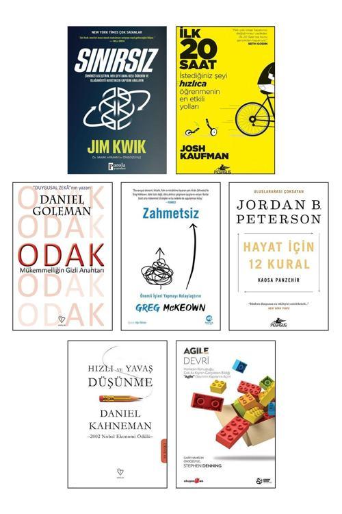 Varlık Yayınları Hızlı Ve Yavaş Düşünme Sınırsız Jim Kwik İlk 20 Saat Odak Zahmetsiz Hayat İçin 12 Kural Agile Devri