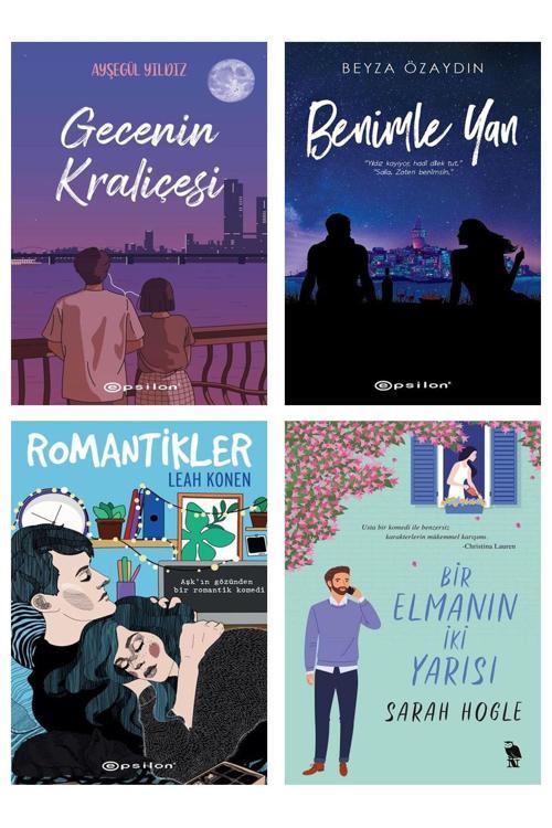 Epsilon Yayınevi Gecenin Kraliçesi + Benimle Yan Beyza Özaydın + Romantikler Leah Konen + Bir Elmanın İki Yarısı