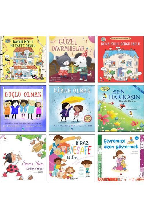 Tübitak Yayınları Çevremize Özen Göstermek Sabretmeye Değer Spor Yap Sağlıklı Yaşa Molli Görgü Kibar Olmak