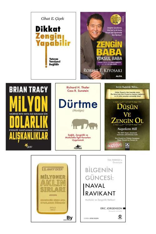 Altın Kitaplar Düşün Ve Zengin Ol Napoleon Hill Milyoner Aklın Sırları Bilgenin Güncesi: Naval Ravikant Zenginlik