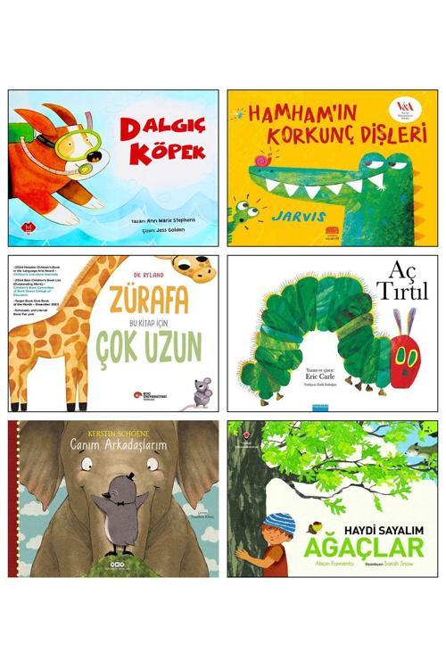 Mavi Bulut Yayıncılık Aç Tırtıl Dalgıç Köpek Hamham'In Korkunç Dişleri Zürafa Bu Kitap İçin Çok Uzun Canım Arkadaşlarım 6