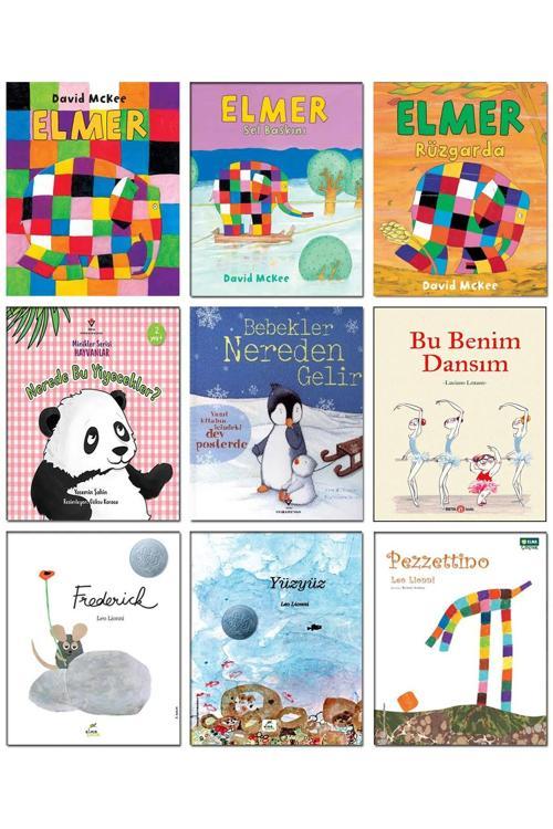 İş Bankası Kültür Yayınları David Mckee Elmer Rüzgarda Yuvada Leo Lionni Pezzettino Frederick Yüzyüz Bebekler Nereden Gelir