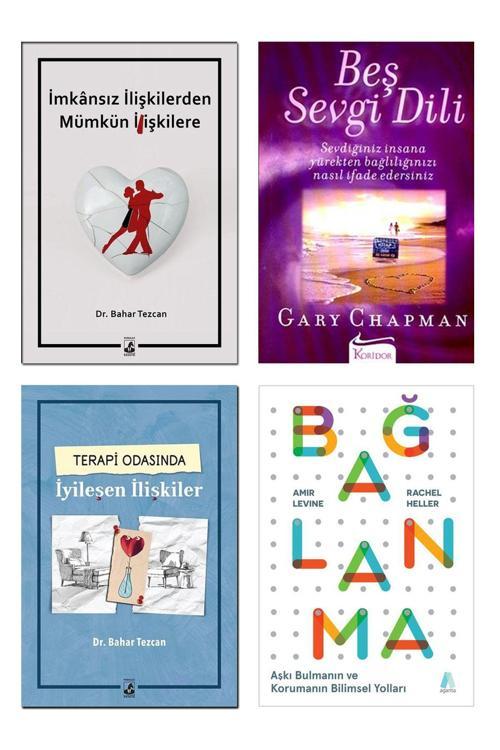 Koridor Yayıncılık Beş Sevgi Dili Gary Chapman Bağlanma Bahar Tezcan İmkansız İlişkilerden Mümkün İlişkilere Terapi