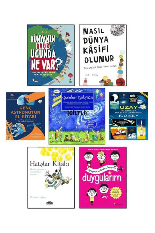 Tübitak Yayınları Hatalar Kitabı Geceleri Gökyüzü Dünyanın Öbür Ucunda Ne Var? Duygularım Genç Astronotun El Kitabı 7