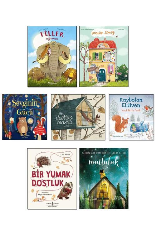 İş Bankası Kültür Yayınları Sevginin Gücü Bir Dostluk Masalı Kaybolan Eldiven Bir Yumak Dostluk Bir Kavanoz Mutluluk