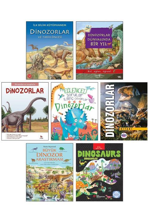 İş Bankası Kültür Yayınları Dinozorlar Ve Tarih Öncesi Dinozorlar Dünyasında Bir Yıl Büyük Dinozor Araştırması Dinazorlar Kitabı