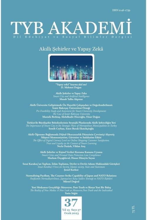 Tyb Akademi 37: Akıllı Şehirler Ve Yapay Zekâ