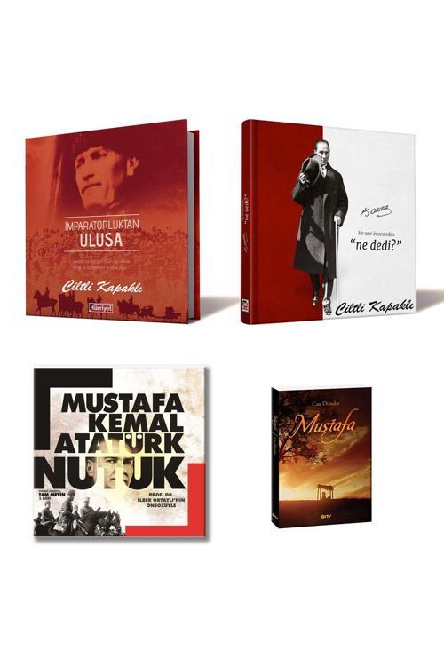Hürriyet Kitap Mustafa Kemal Atatürk Nutuk Tam Metin Bir Asır Öncesinden Ne Dedi? Ciltli İmparatorluktan Ulusa 4Lü