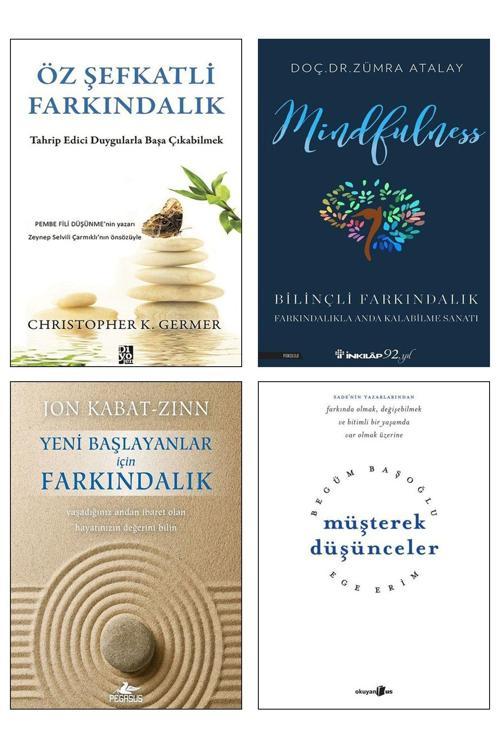 İnkılap Kitabevi Mindfulness Bilinçli Farkındalık Öz Şefkatli Farkındalık Yeni Başlayanlar İçin Farkındalık Müşterek