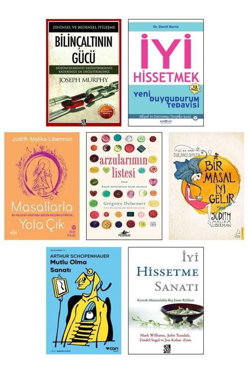 Destek Yayınları Masallarla Yola Çık Mutlu Olma Sanatı İyi Hissetme Sanatı Terapi Kişisel Gelişim Kitapları Seti 7Li