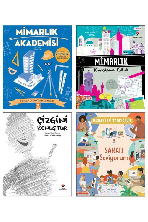 Tübitak Yayınları Mimarlık Karalama Kitabı Mimarlık Akademisi Çizgini Konuştur Meslekleri Tanıyorum Sanatı Seviyorum 4